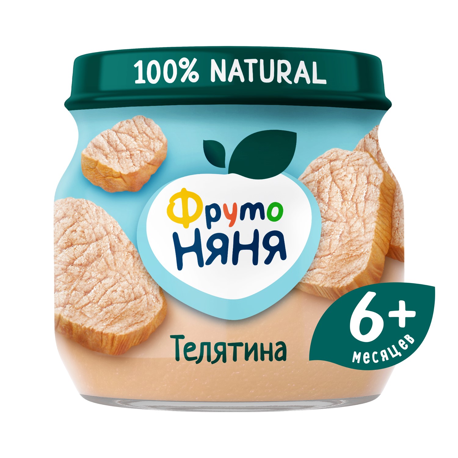 Пюре Фрутоняня 80г Телятина с 6 мес