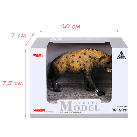 Игрушка фигурка Masai Mara Пятнистая гиена Мир диких животных MM211-164