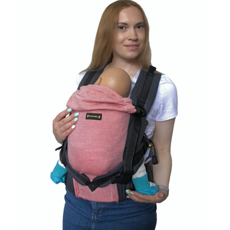Рюкзак для переноски детей CaramelSling розовый CM-ROZ