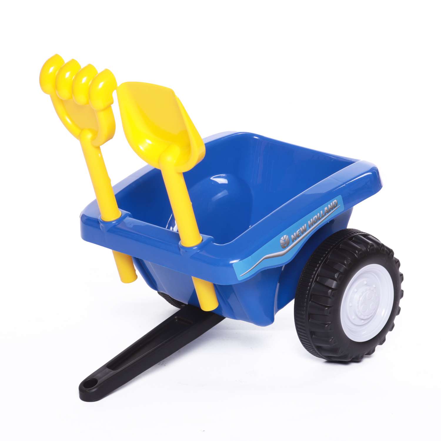 Каталка BabyCare Holland Tractor синий - фото 9
