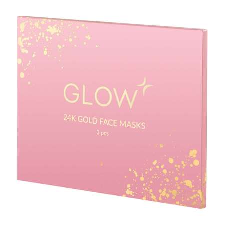 Маска-патч для лица GLOW CARE гидрогелевая с коллагеном 24K GOLD