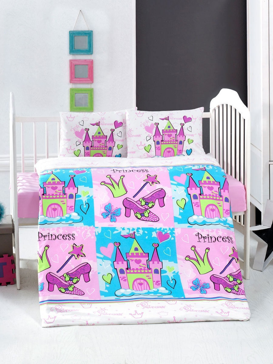 Комплект постельного белья Arya Home Collection Ранфорс Детское 100X150 Cinderella - фото 1