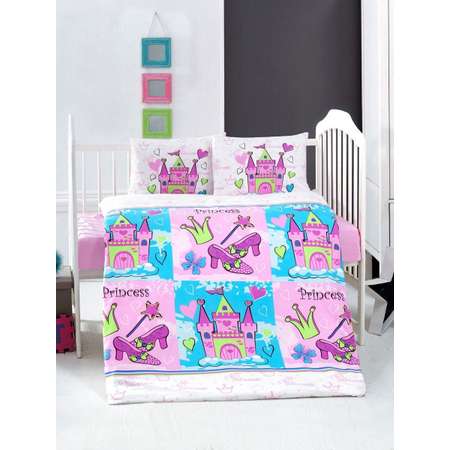 Комплект постельного белья Arya Home Collection Ранфорс Детское 100X150 Cinderella