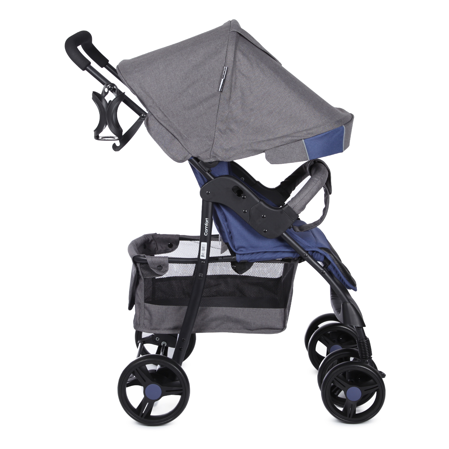 Коляска прогулочная Babyton Comfort Blue-Grey - фото 4