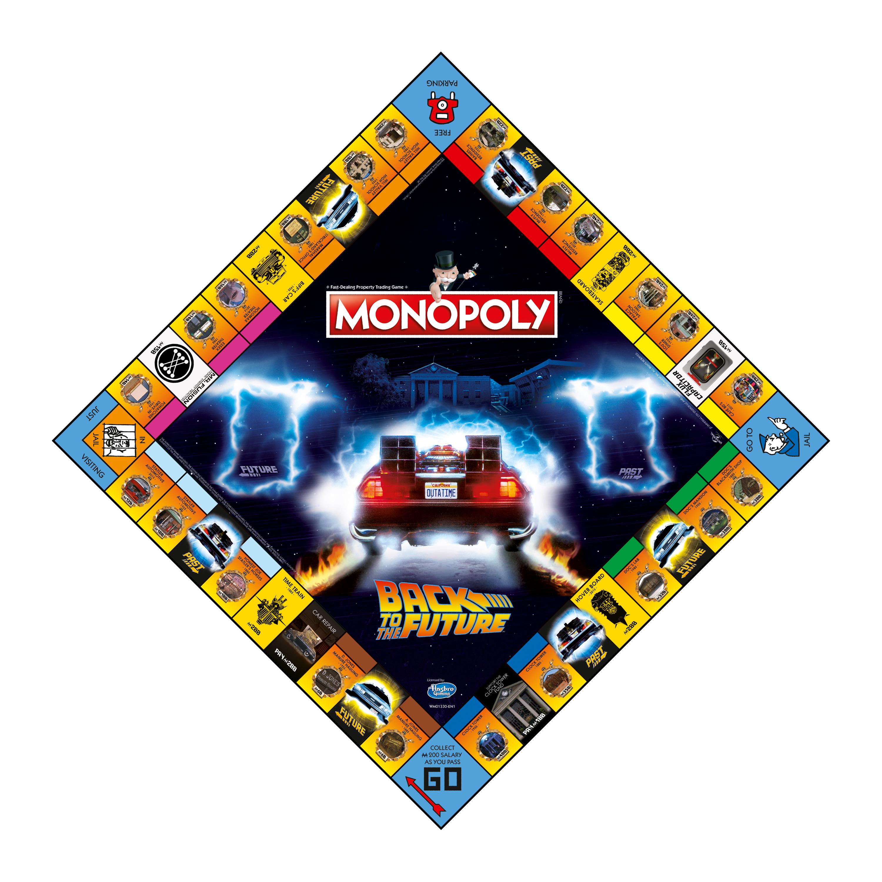 Настольная игра Winning Moves Монополия назад в будущее на английском языке Back to the Future - фото 3