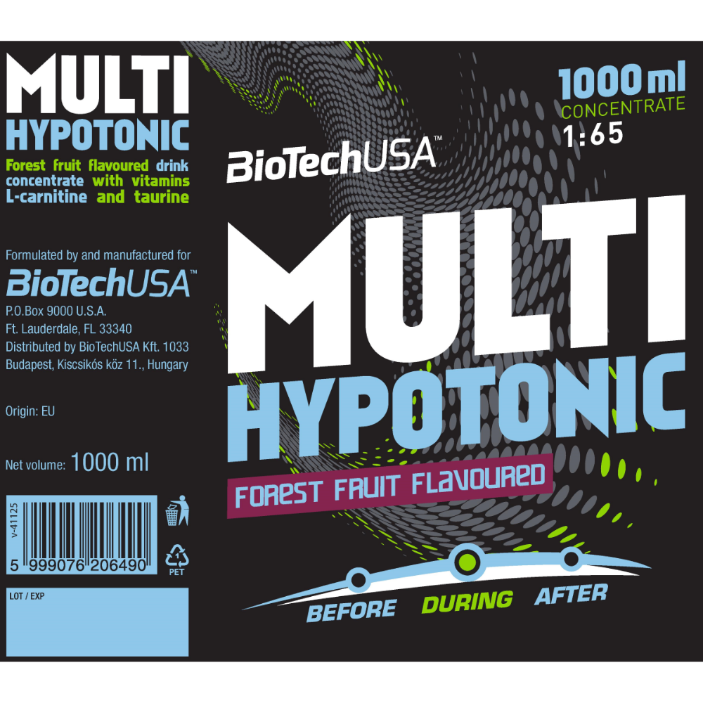 Гипотоник BiotechUSA Multi Hypotonic 1000 мл. Лесные ягоды купить по цене  1638 ₽ в интернет-магазине Детский мир