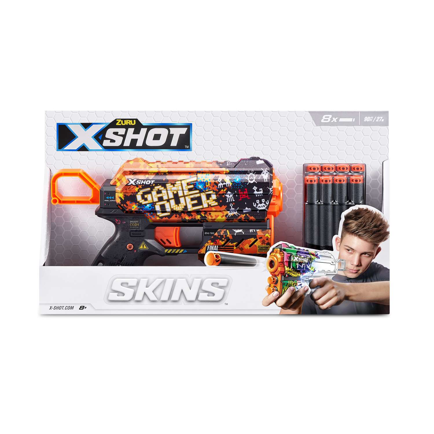 Набор для стрельбы X-SHOT  Скинс флакс Стрела 36516E - фото 12