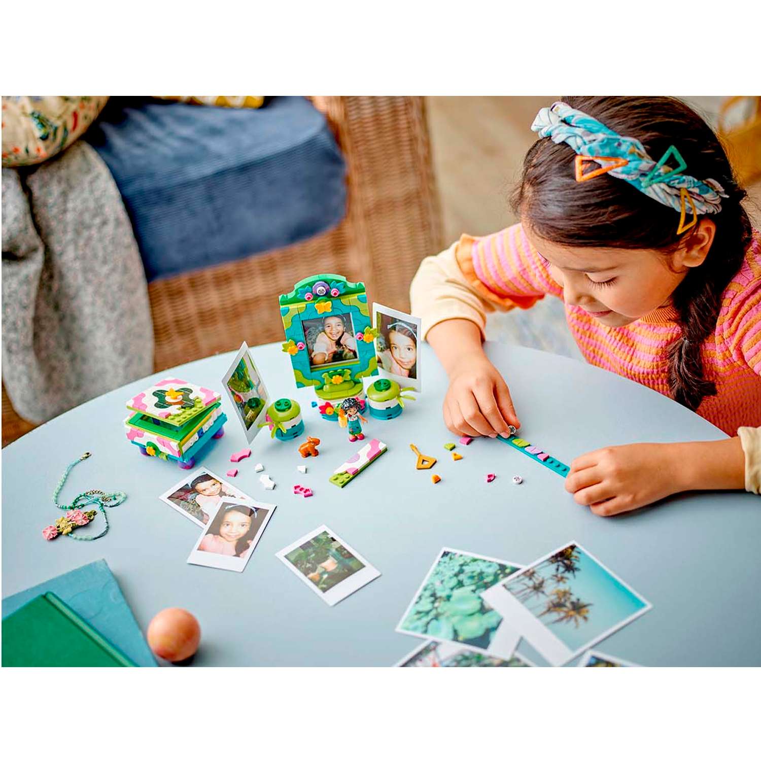 Конструктор детский LEGO Princess Фоторамка и шкатулка 43239 - фото 6
