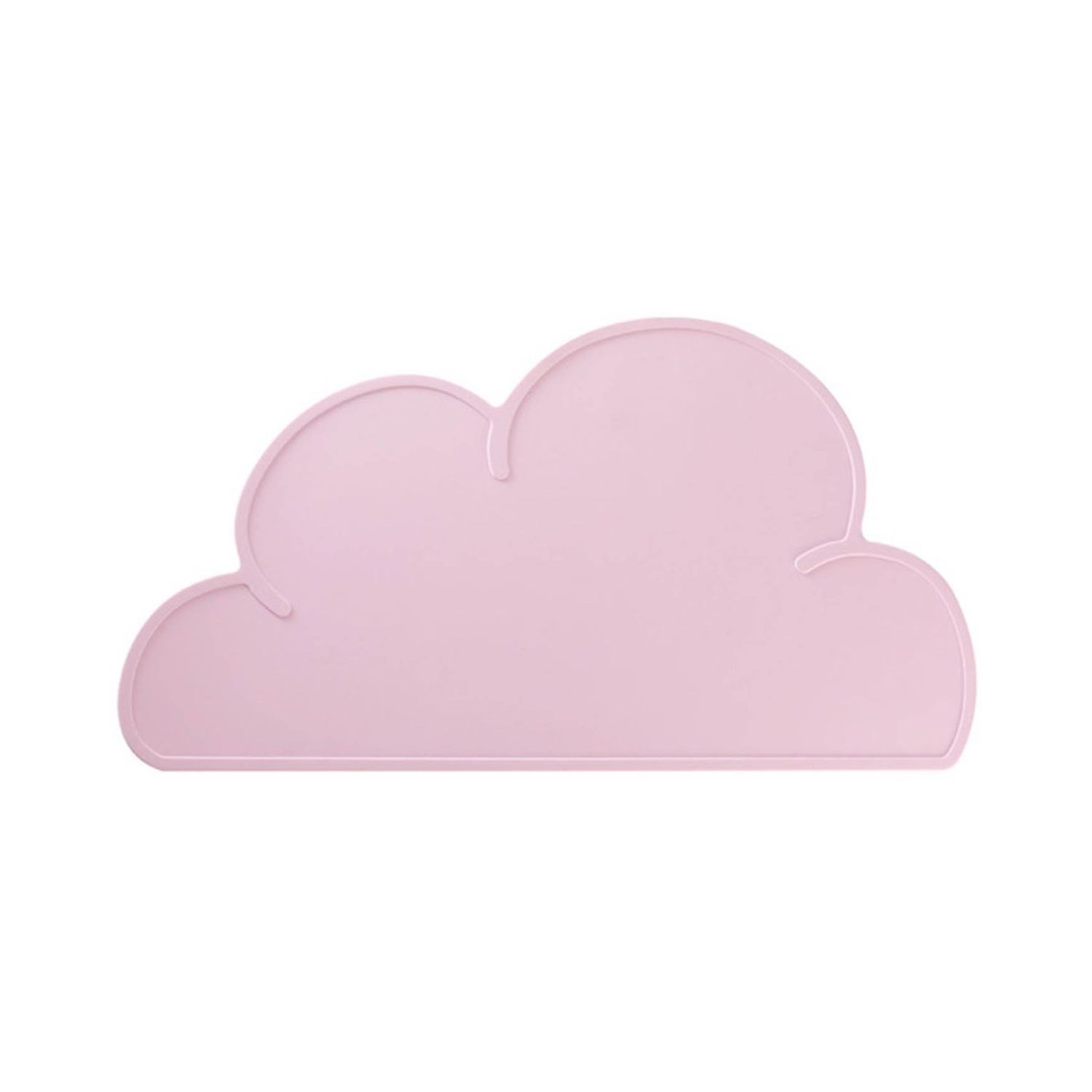 Силиконовая салфетка-мат Keyprods под тарелку Облако 48×27 см розовая - фото 1
