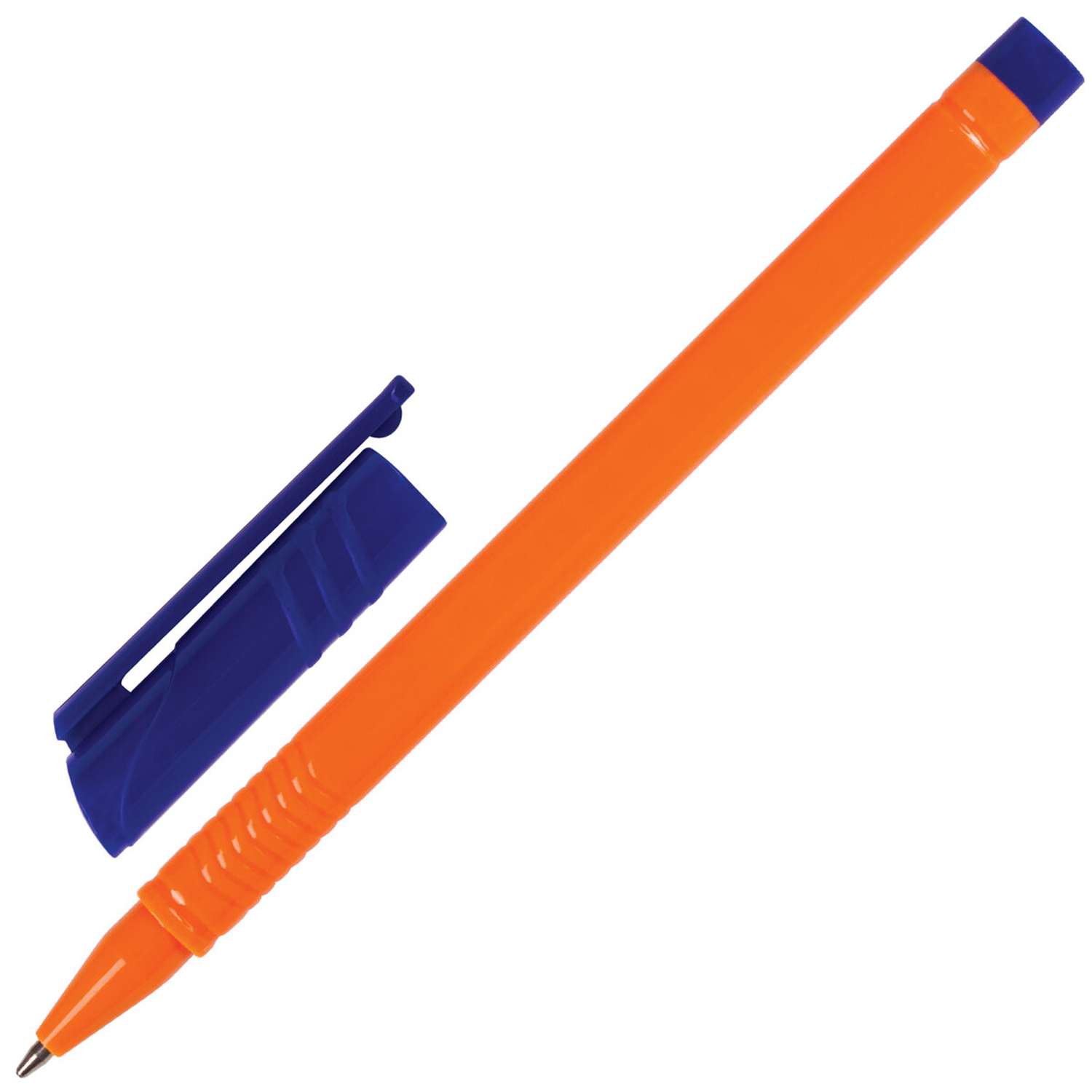 Ручки шариковые Brauberg синие набор 50 штук - фото 3