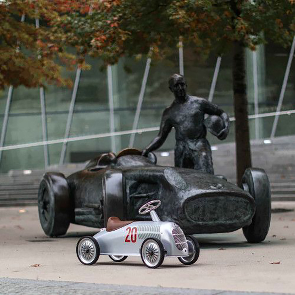 Машинка Baghera Rider Mercedes-Benz серебристая - фото 4