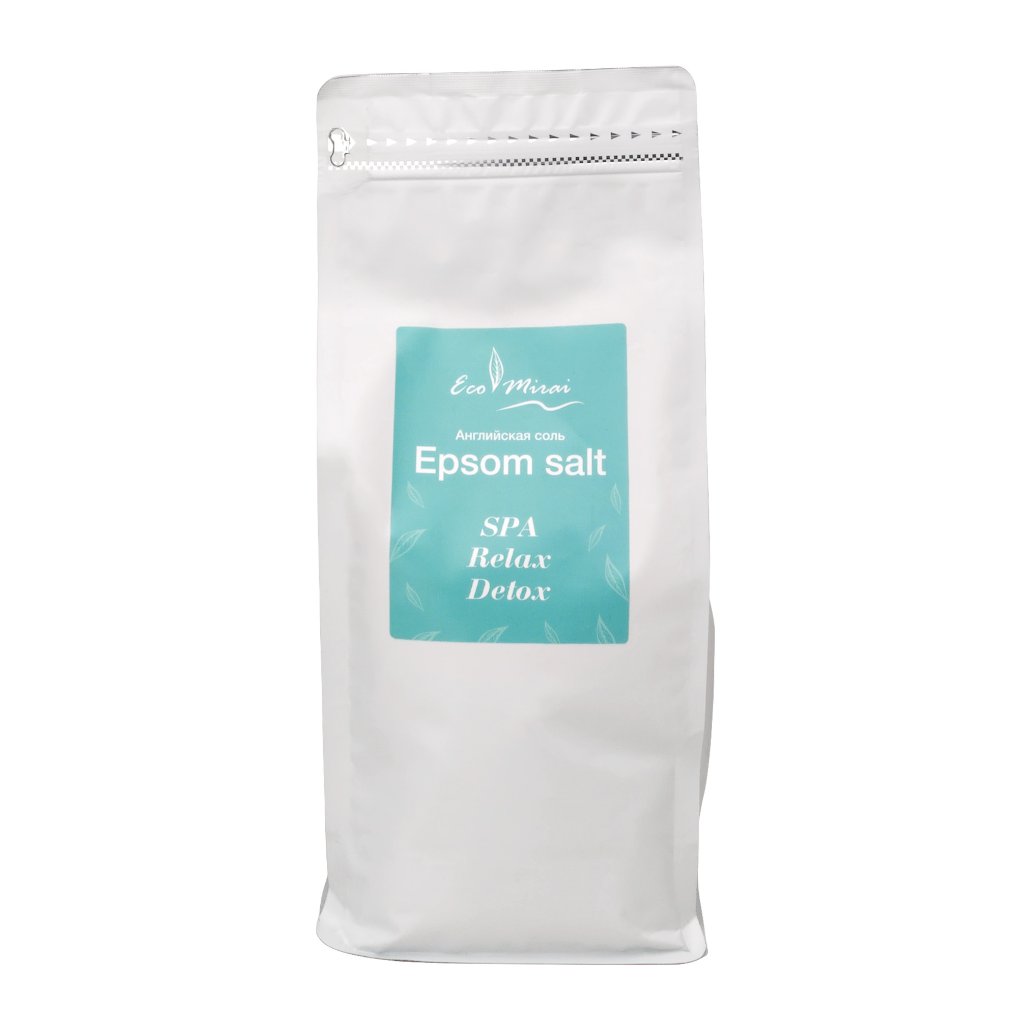 Английская соль для ванн Eco Mirai Epsom salt - фото 1