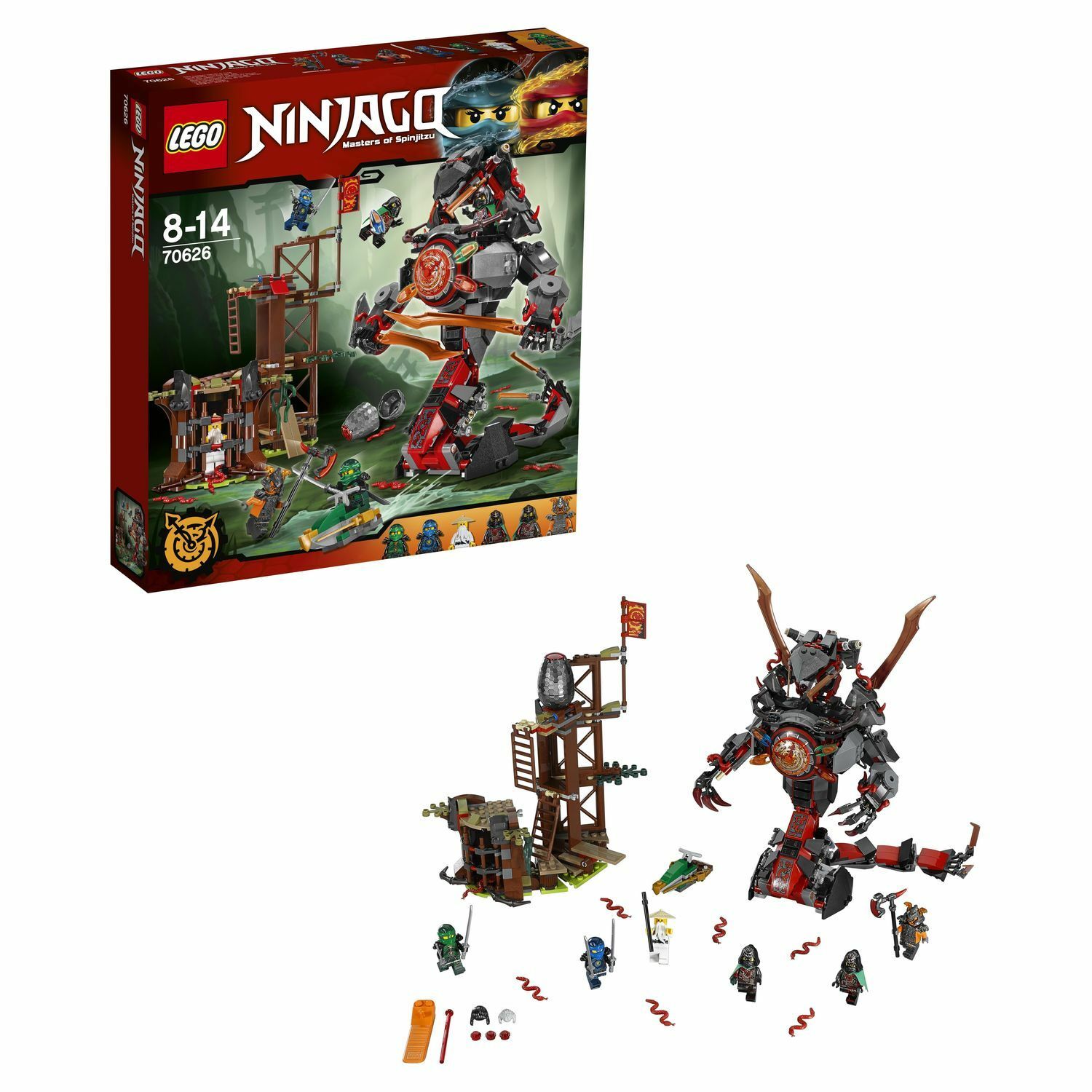 Конструктор LEGO Ninjago Железные удары судьбы (70626)