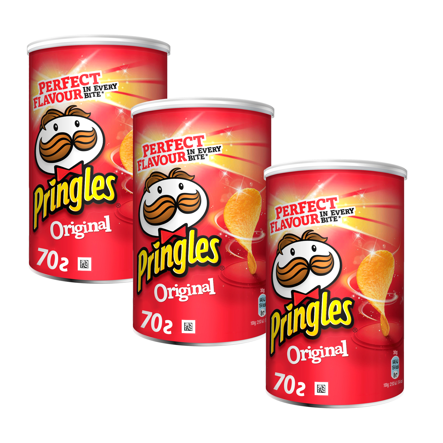 Картофельные чипсы Pringles Набор из 3 штук по 70 г Original купить по цене  298 ₽ в интернет-магазине Детский мир