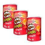 Картофельные чипсы Pringles Набор из 3 штук по 70 г Original