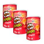 Картофельные чипсы Pringles Набор из 3 штук по 70 г Original