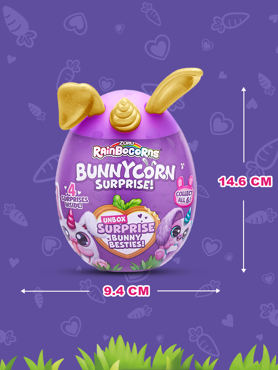 Игрушка Zuru Rainbocorns Bunnycorn в непрозрачной упаковке (Сюрприз) 9260 - фото 3