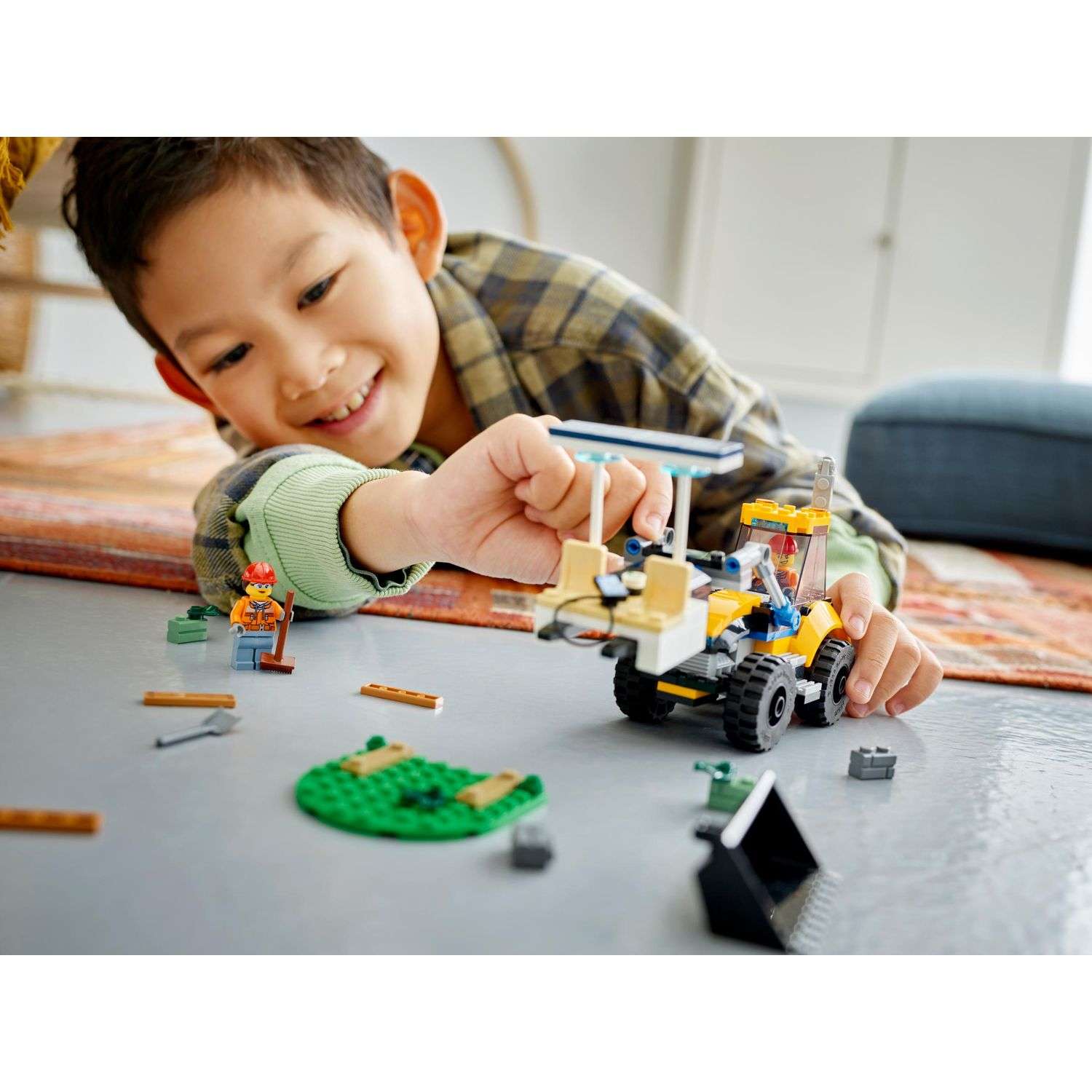 Конструктор LEGO Строительный экскаватор 60385 - фото 10
