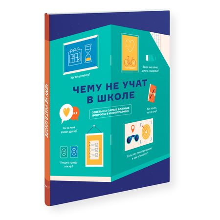 Книга Smart Reading инфографик Чему не учат в школе Самое важное для подростка в одной книге