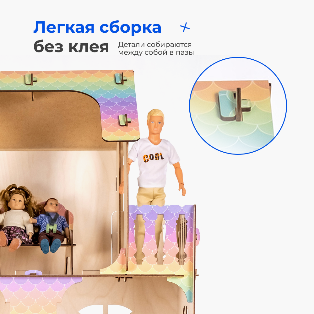 Кукольный домик с мебелью Teremtoys КД-14В КД-14В - фото 7