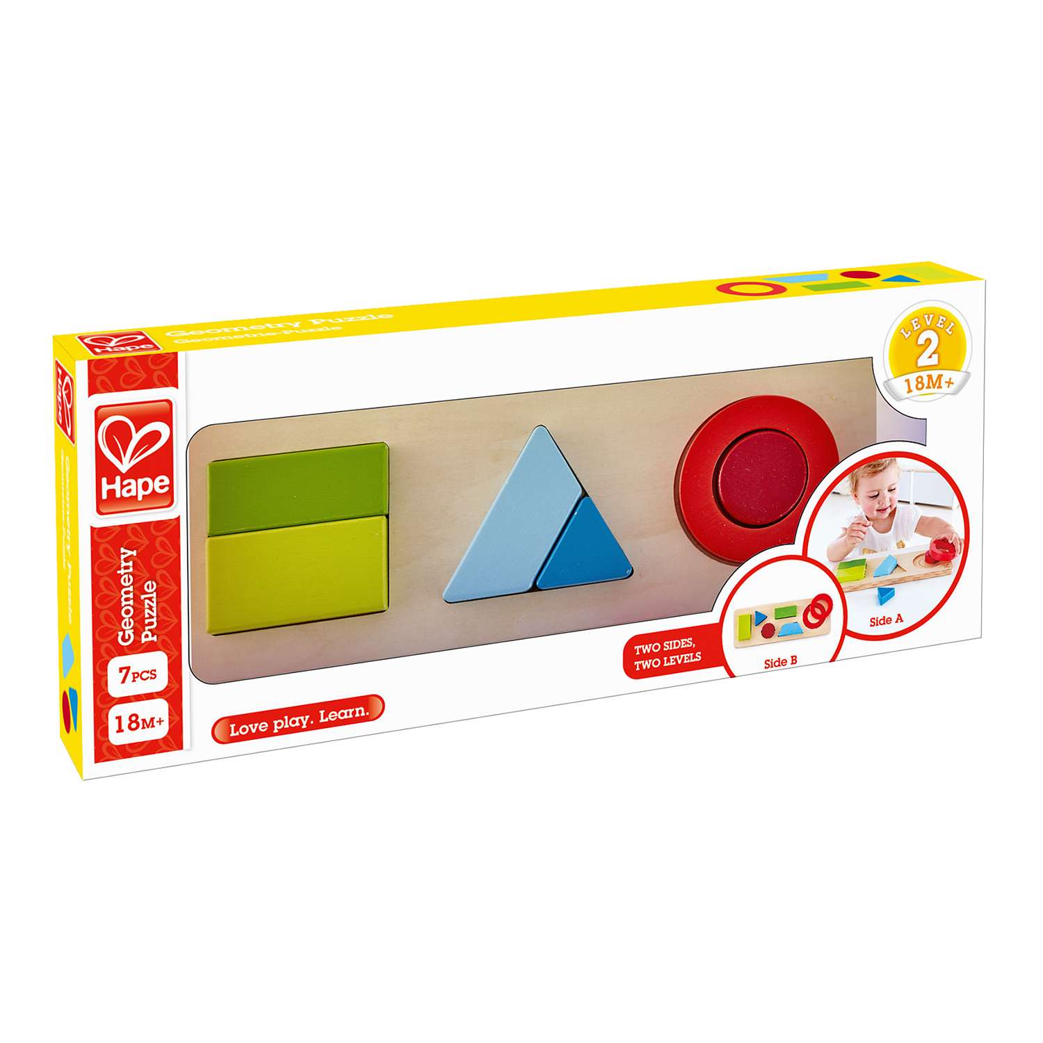 Игрушка для малышей HAPE Цвета и формы 7 предметов E1615_HP - фото 5