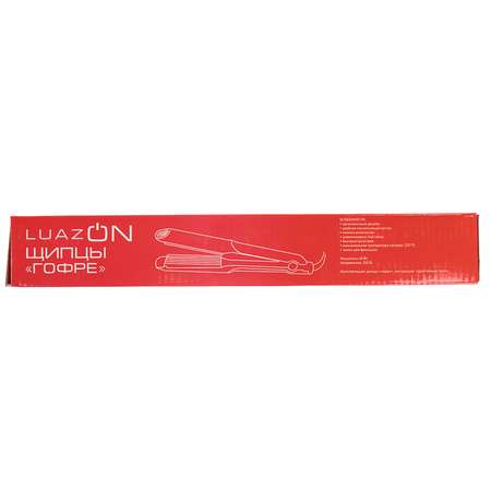 Щипцы-гофре Luazon LW-19 40 Вт желтые