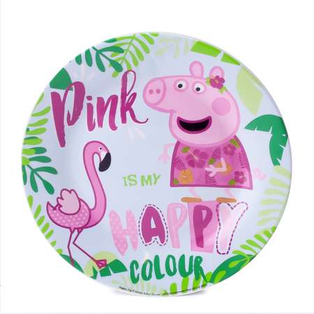 Набор посуды ND PLAY Свинка Пеппа и Фламинго 3предмета 20165