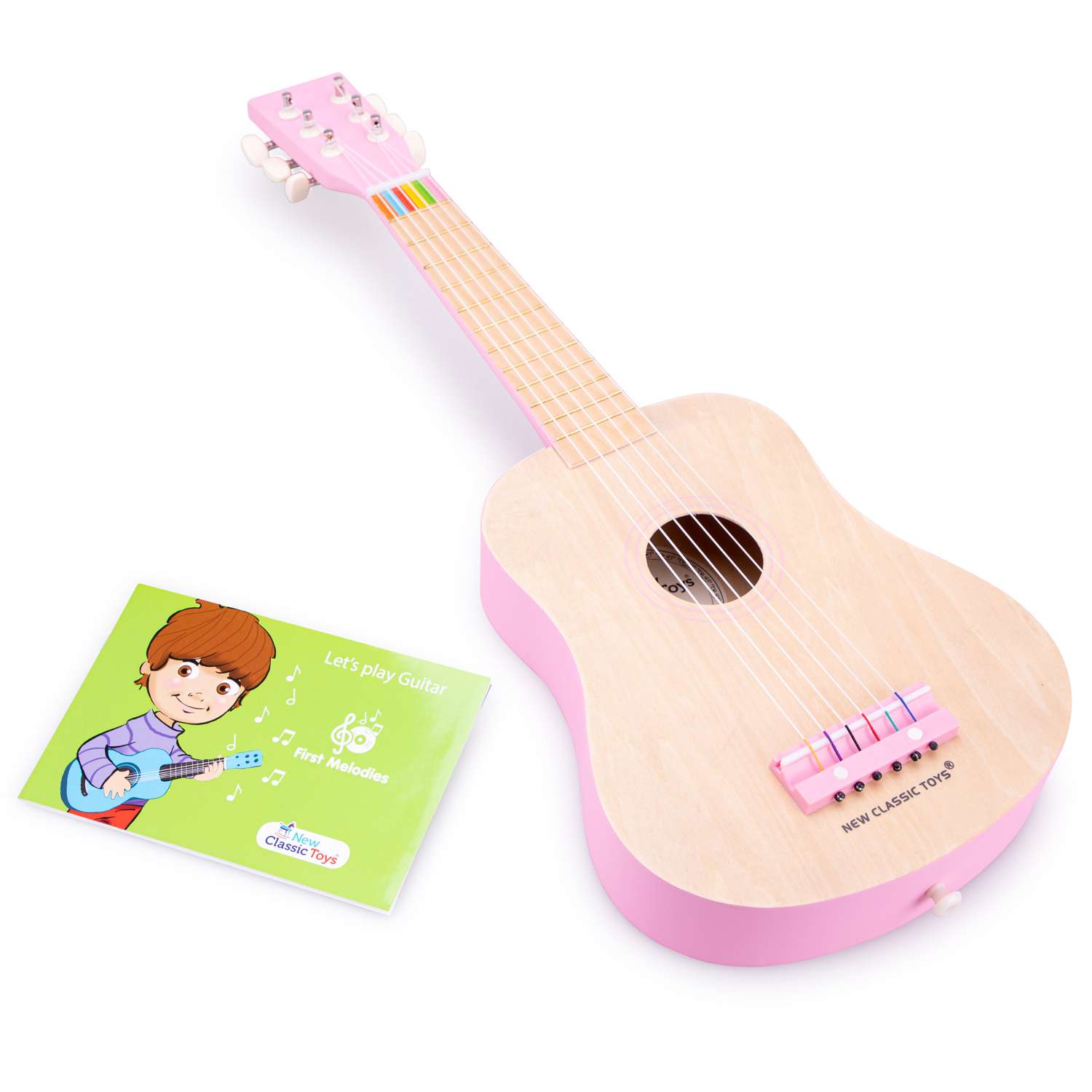 Гитара New Classic Toys 64 см. розовая 10302 - фото 2