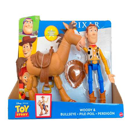 Фигурка MATTEL Disney Pixar Toy Story Вуди Woody and Bullseye Adventure Pack