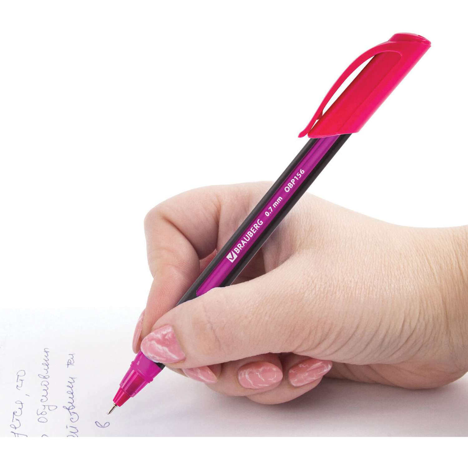 Ручка шариковая Brauberg масляная Extra Glide Soft Coior комплект 12шт синяя - фото 14