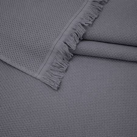 Вафельное полотенце BRAVO Сауна 100х150 серый
