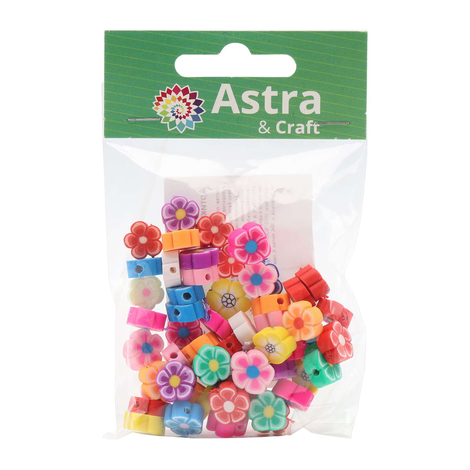 Бусины Astra&Craft из полимерной глины цветы 1 10 мм 20 г - фото 4