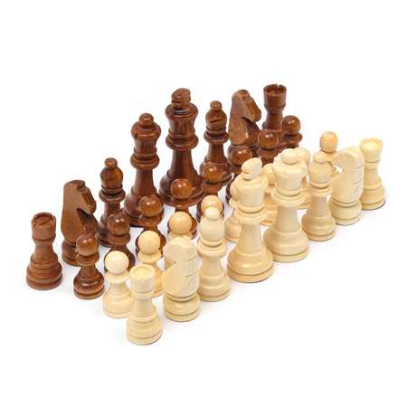 Шахматные фигуры Sima-Land король h 9 см пешка h 4 см