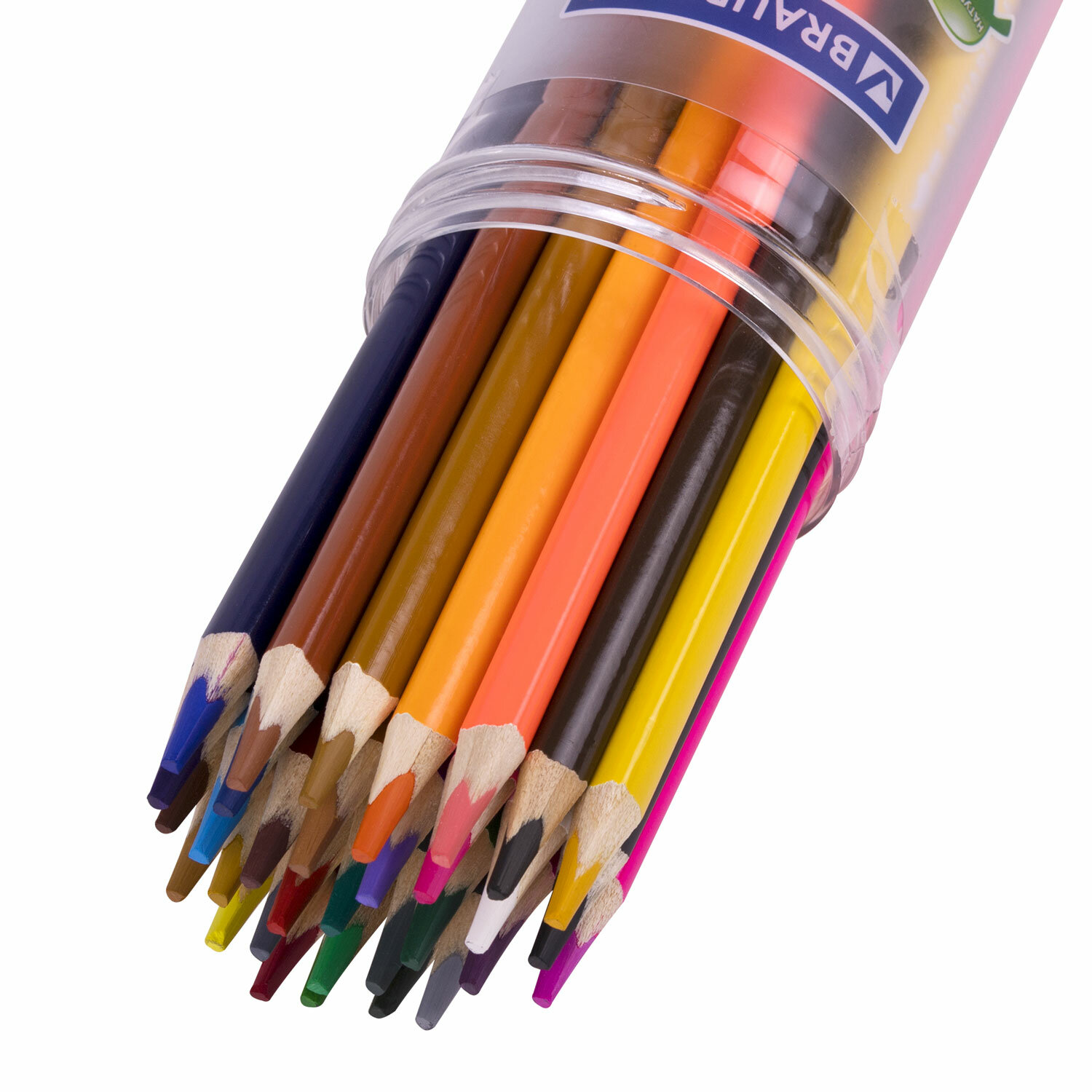 Карандаши цветные Brauberg акварельные для рисования 36 цветов трёхгранные - фото 12