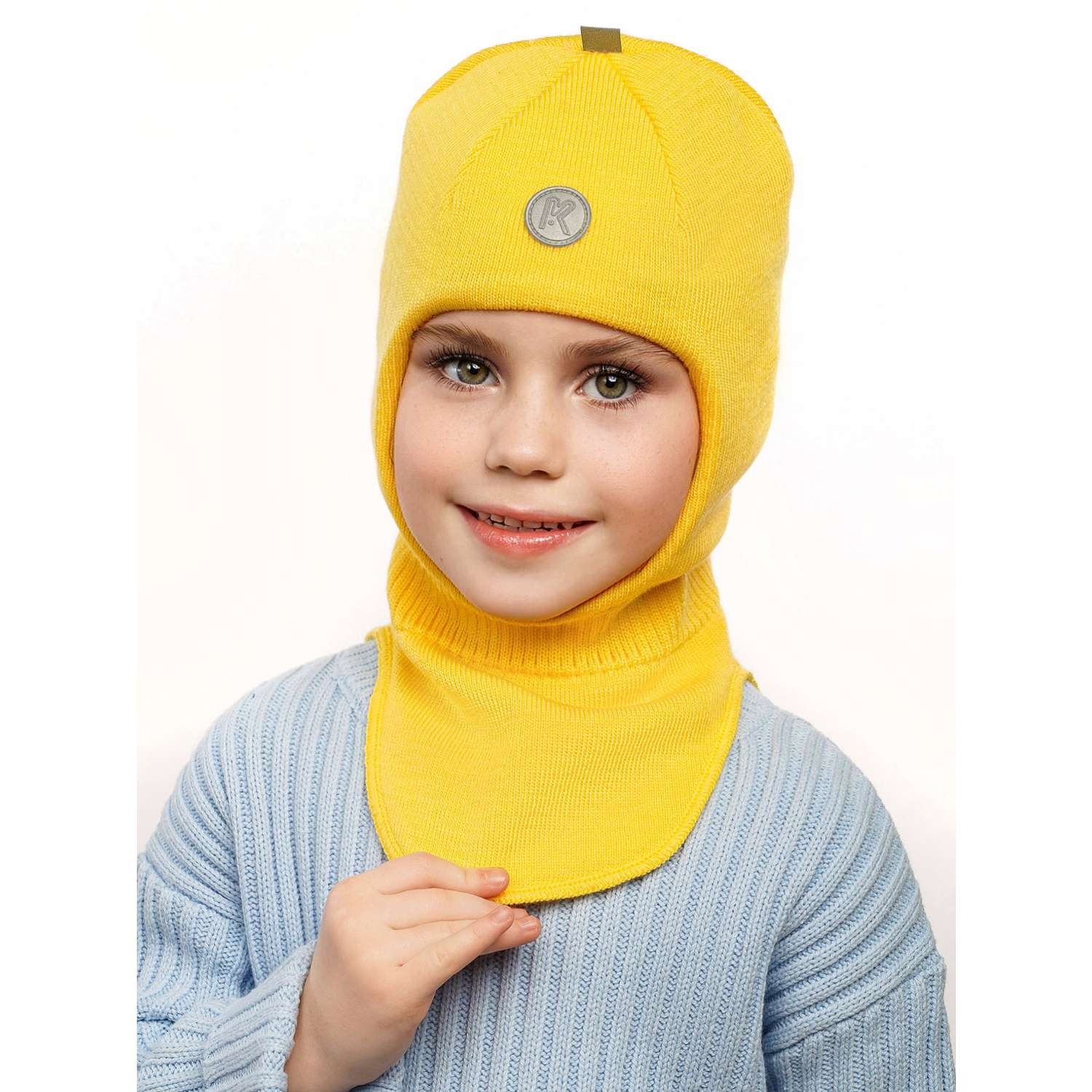 Шапка-шлем Prikinder U-Sp22547 Цвет: Жёлтый - фото 2