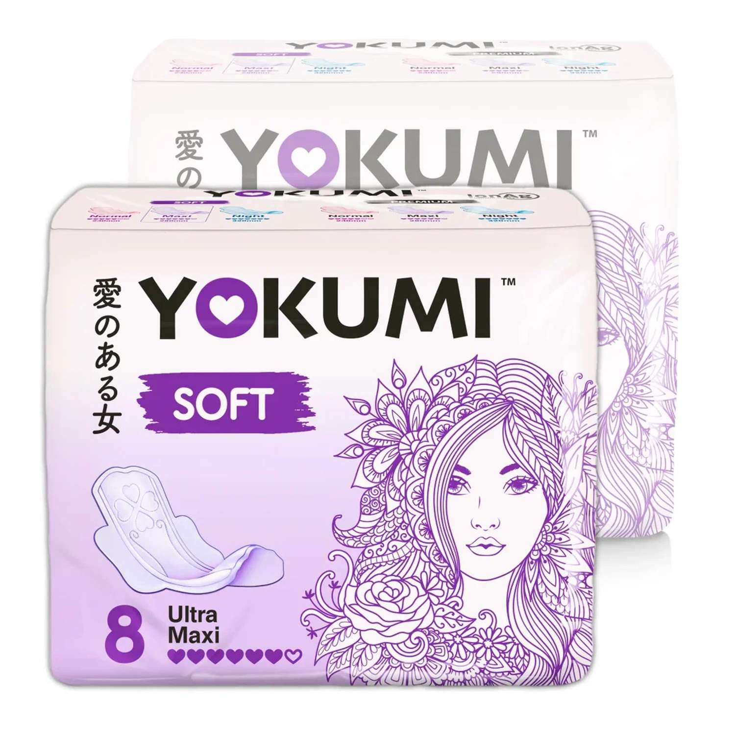 Прокладки женские YOKUMI Soft Ultra Super 8 шт*2 - фото 1