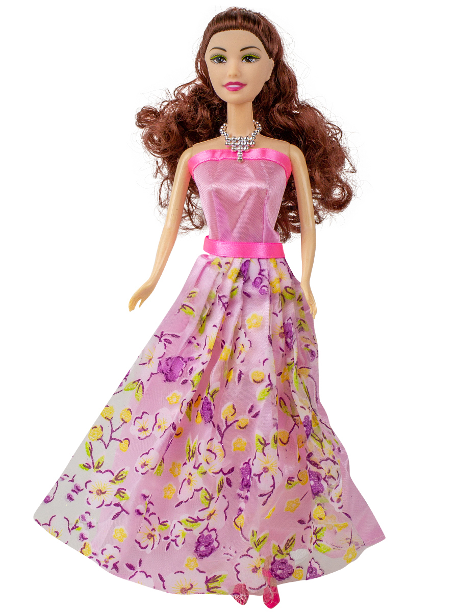 Кукла в платье Story Game WX120-3/коричневый WX120-3/коричневый - фото 1