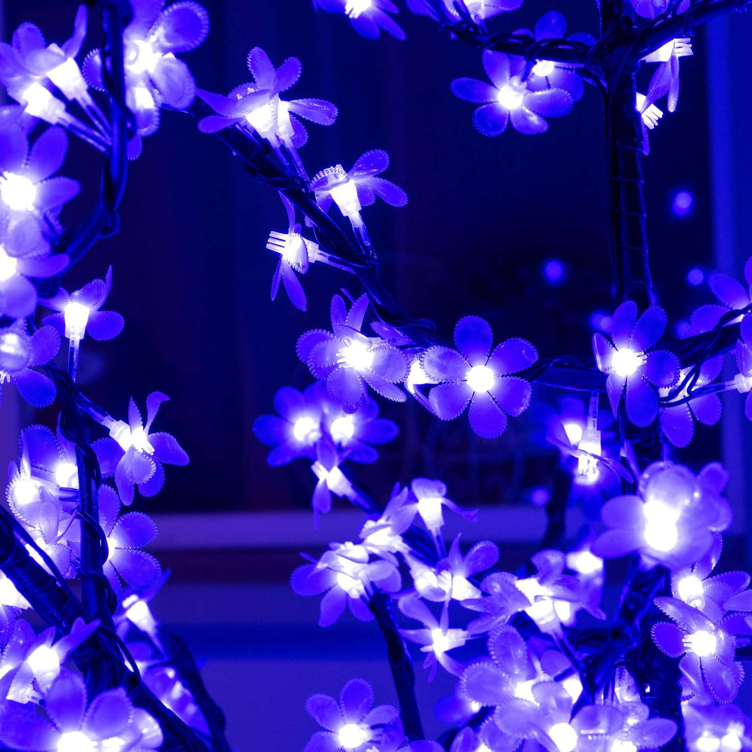 Светодиодное Luazon дерево «Баугиния» 1.5 м 480 LED постоянное свечение 220 В свечение синее - фото 3