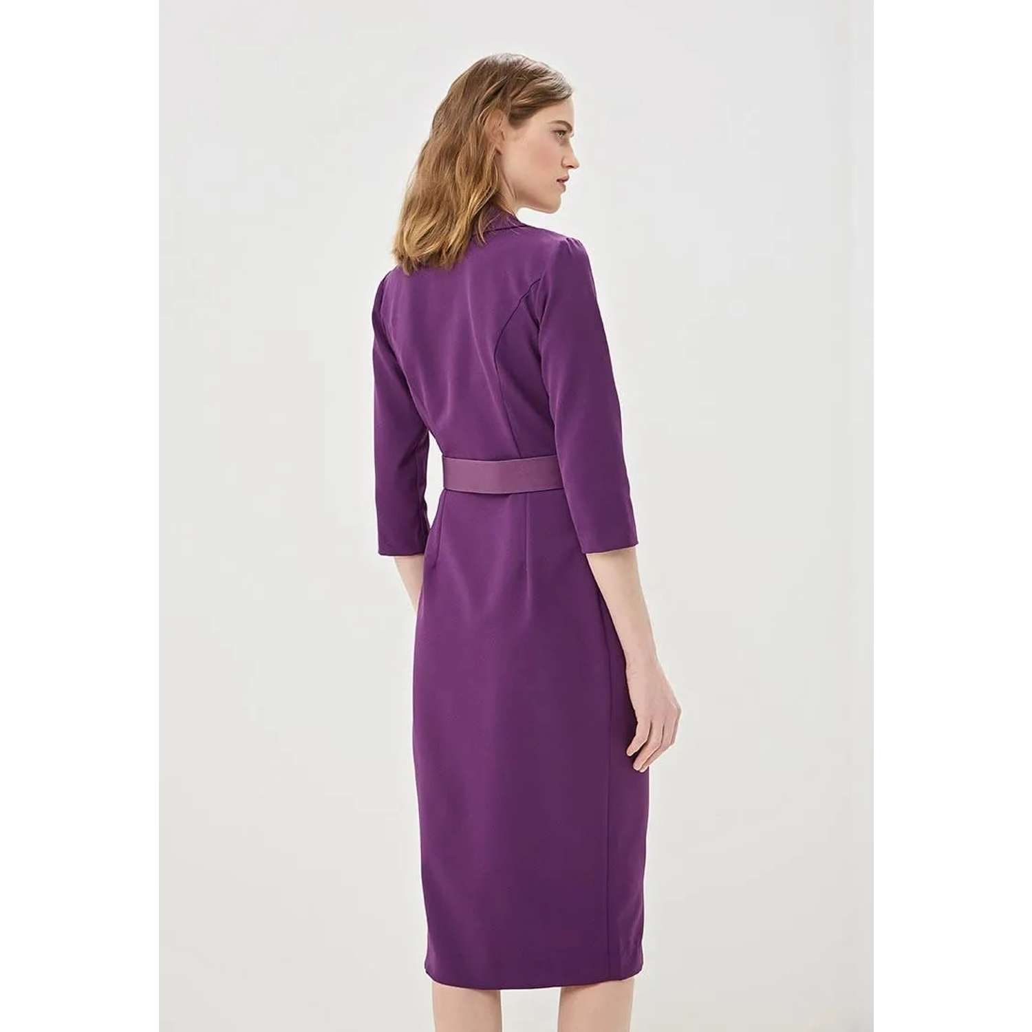 Платье Bezko БП 2094-1 фиолетовый - фото 3