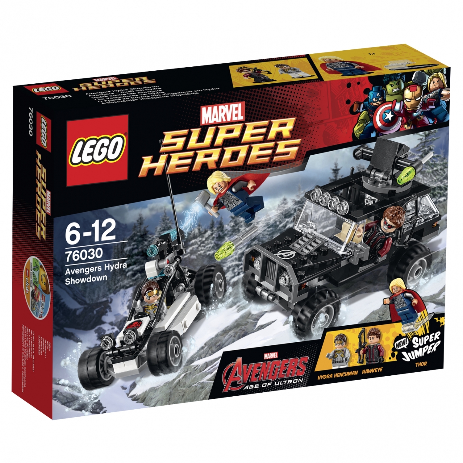 Конструктор LEGO Super Heroes Гидра против Мстителей (76030) купить по цене  1999 ₽ в интернет-магазине Детский мир