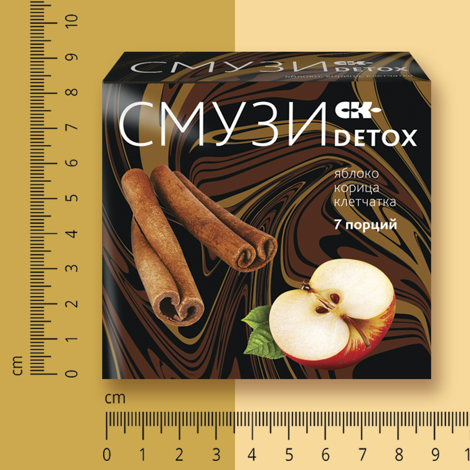 Смузи Сибирская клетчатка Detox яблоко-корица 12г*7пакетиков - фото 3