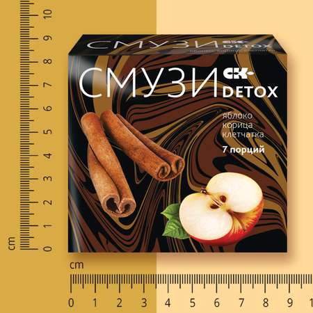 Смузи Сибирская клетчатка Detox яблоко-корица 12г*7пакетиков