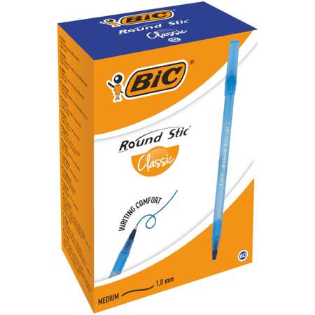 Ручка шариковая BIC Round Stic синий 60 шт