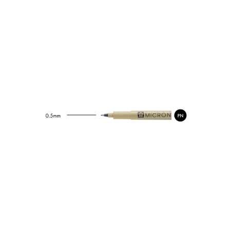 Ручка капиллярная Sakura Pigma Micron PN 0.4-0.5мм. цвет чернил: черный. в блистере