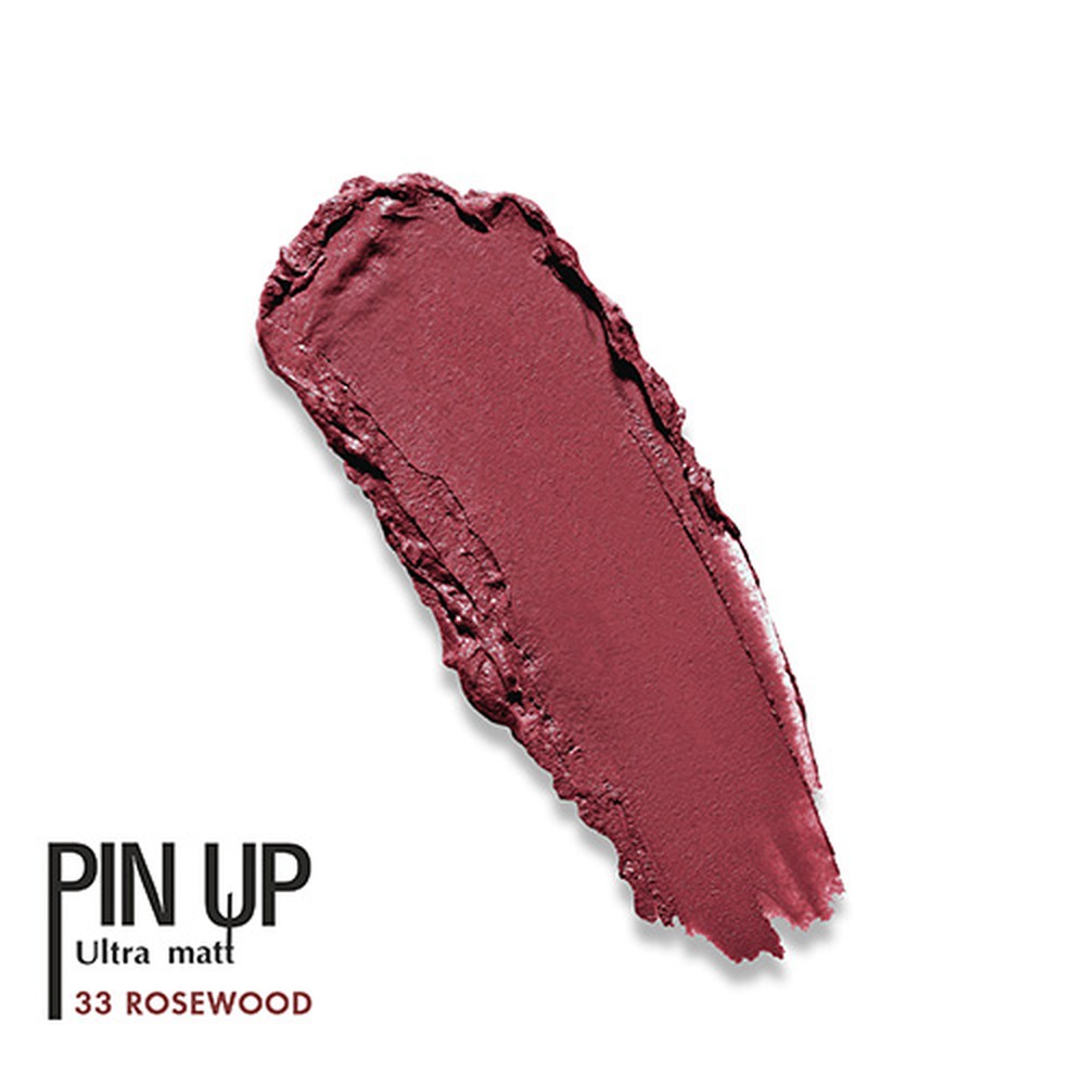 Блеск для губ Luxvisage Pin up ultra matt матовый тон 33 rosewood - фото 5