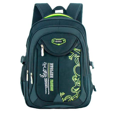 Рюкзак школьный Evoline Серый зеленый EVO-332-41