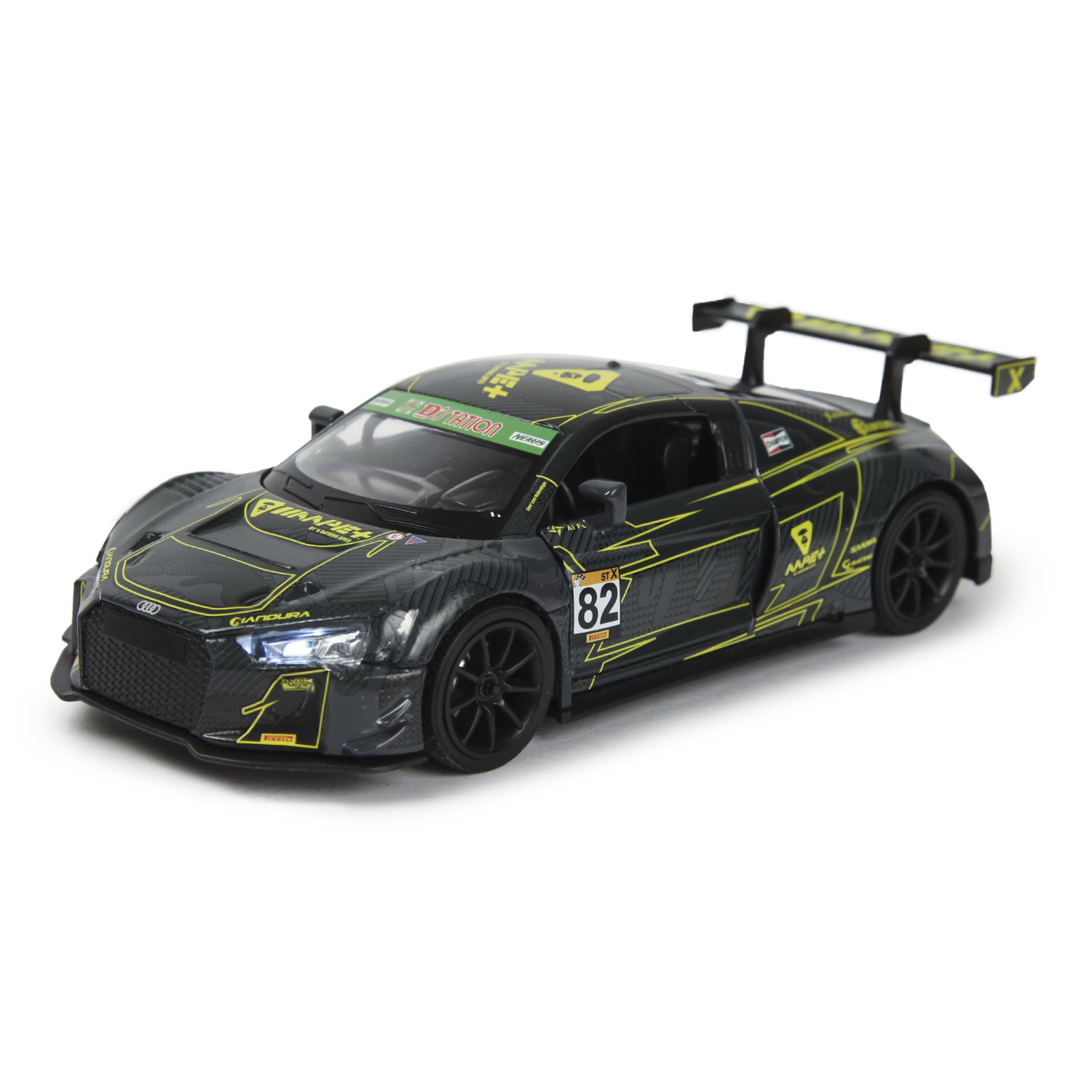 Автомобиль Mobicaro Audi R8 LMS 2015 DTM 1:32 инерционный 664992(K) - фото 6