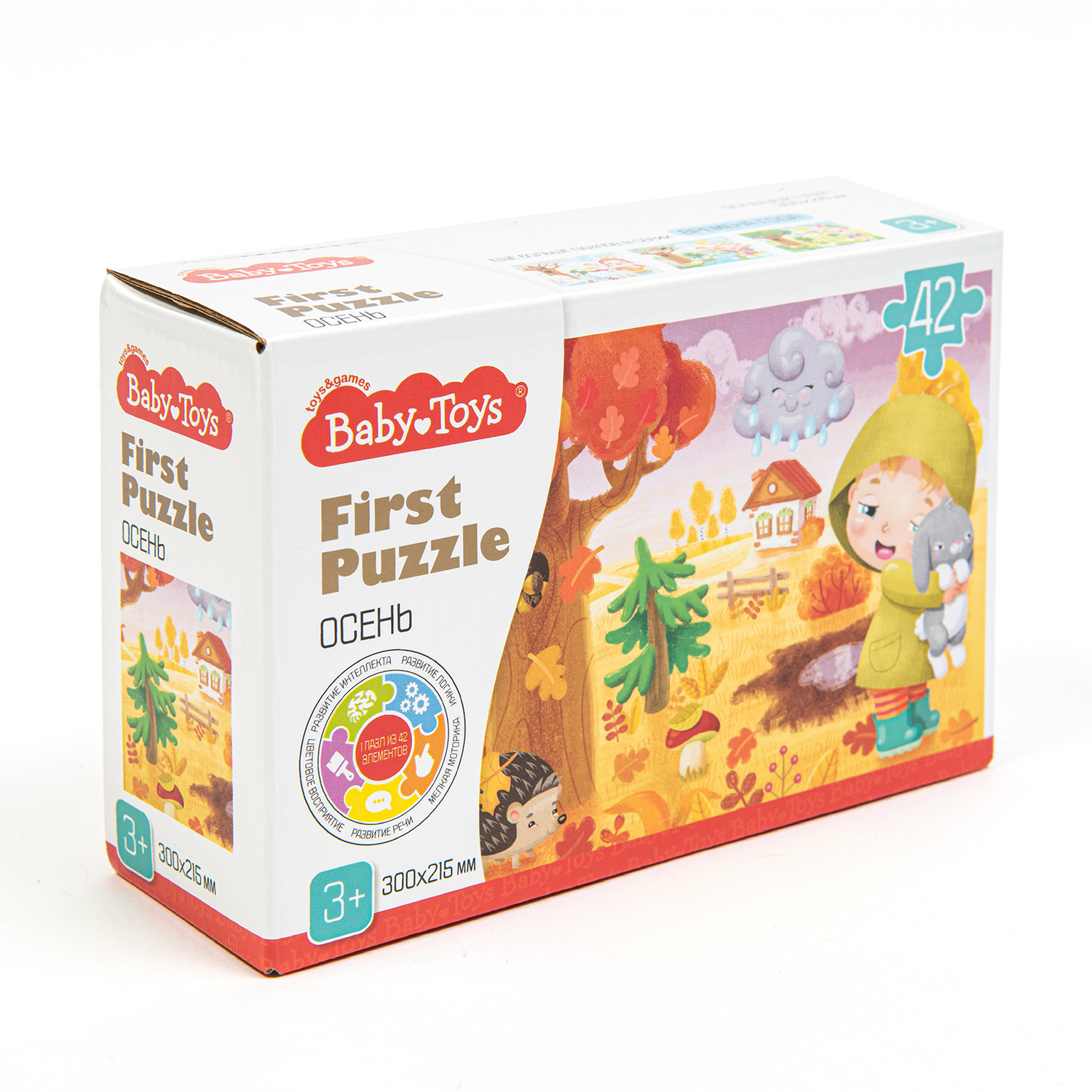 Пазл Baby Toys First Puzzle Времена года Осень 42 элемента 04161 - фото 1