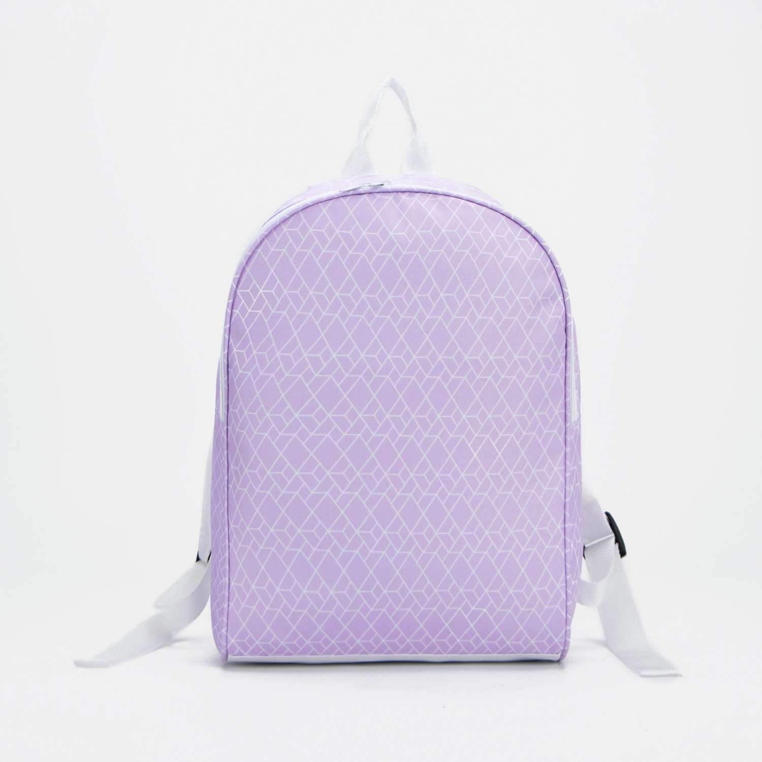Рюкзак на молнии с карманами Fibo Сиреневый - фото 1