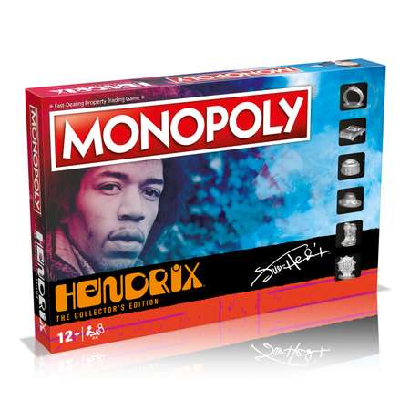 Настольная игра Winning Moves Монополия Jimi Hendrix Джими Хэндрикс на английском языке